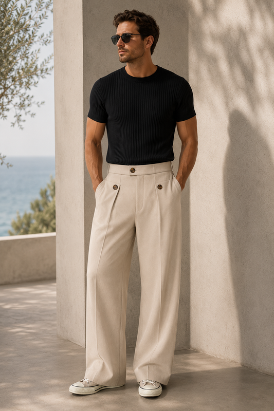 Daniel | Pantalón de Pierna Ancha