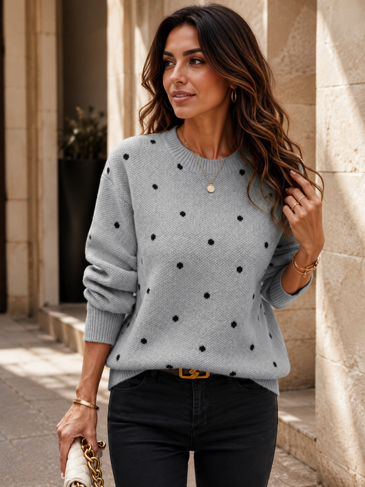 Luna | Jersey de punto con lunares