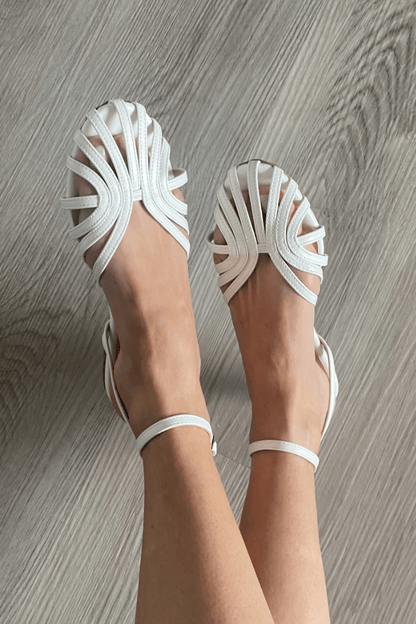 Vitoria | Sandalias Joya Doradas