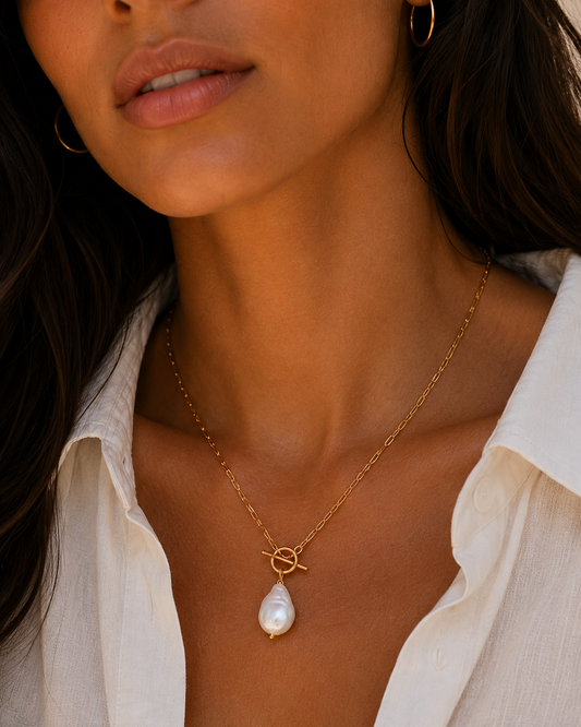 Martina | Collar de Perla Natural