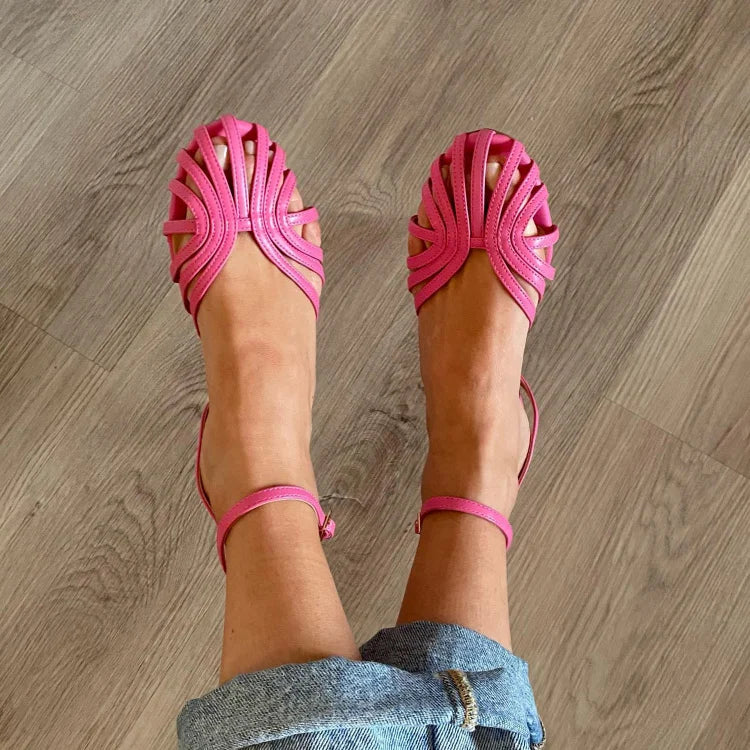 Vitoria | Sandalias Joya Doradas