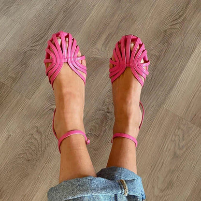Vitoria | Sandalias Joya Doradas