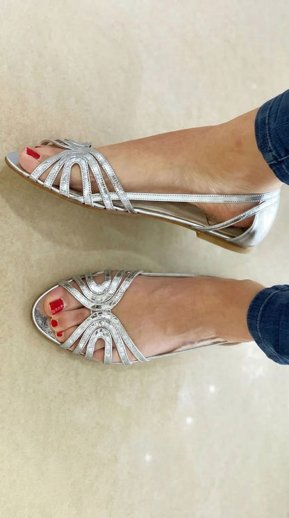Eleonor | Sandalias Doradas Luz de Verano
