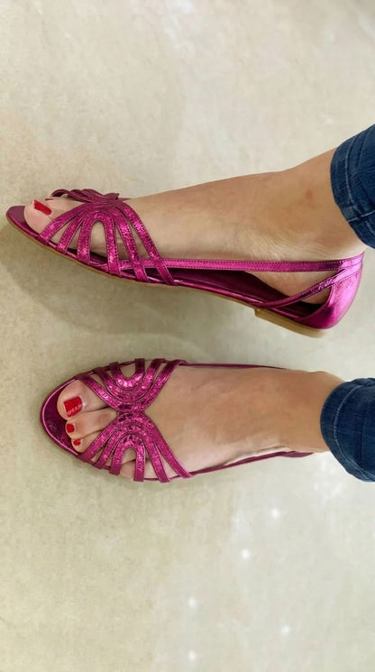 Eleonor | Sandalias Doradas Luz de Verano