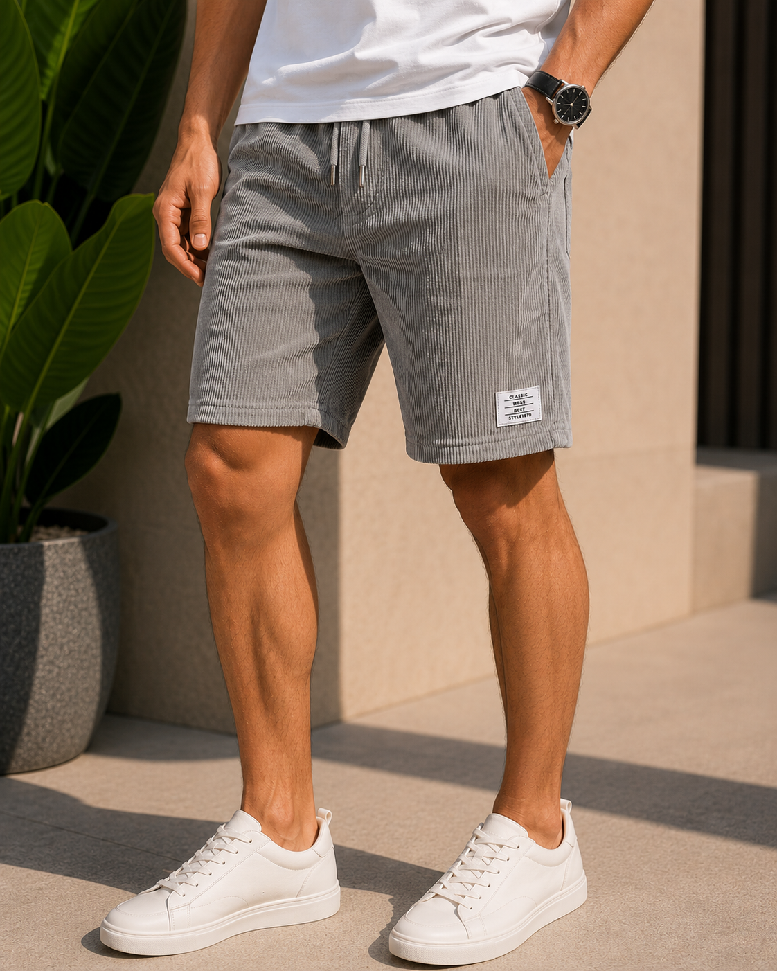Victor | Pantalones cortos de pana