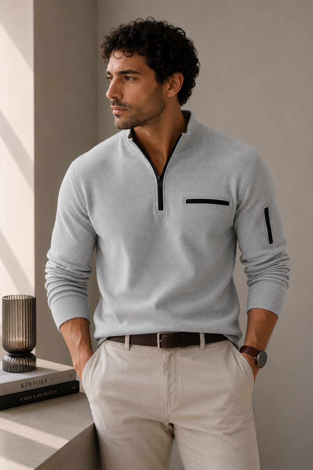 Rodolfo | Jersey de Punto con Cremallera