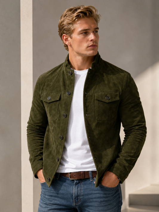 Mateo | Chaqueta efecto ante