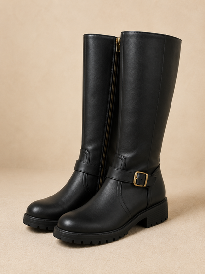 Elisa | Elegantes Botas para Mujer con Tacón Bajo