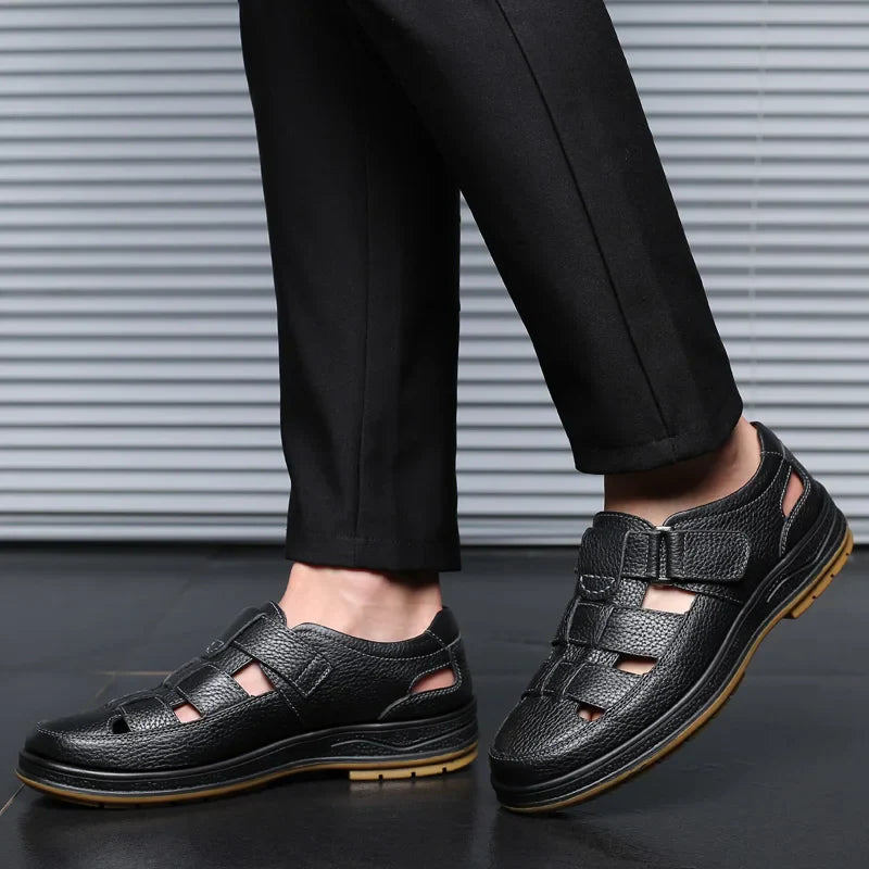 Lorenix | Sandalias de piel