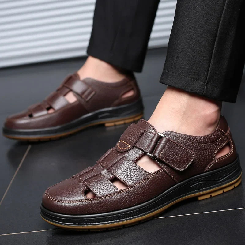 Lorenix | Sandalias de piel