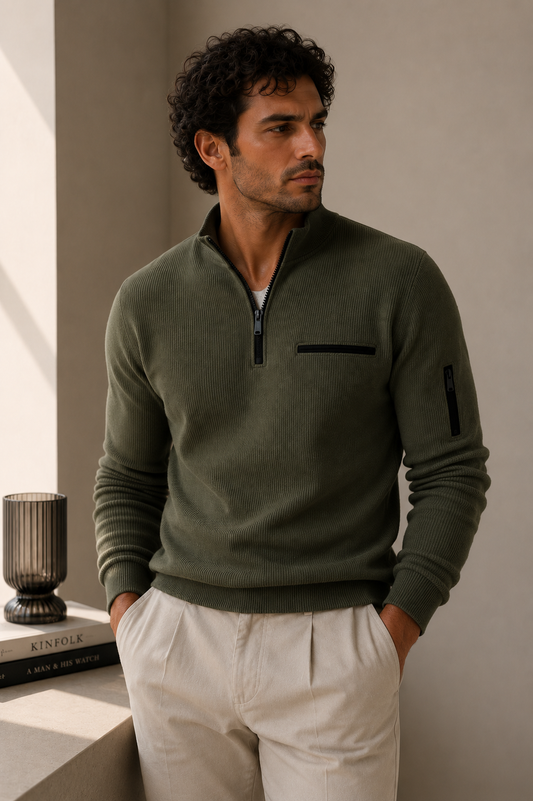 Rodolfo | Jersey de Punto con Cremallera