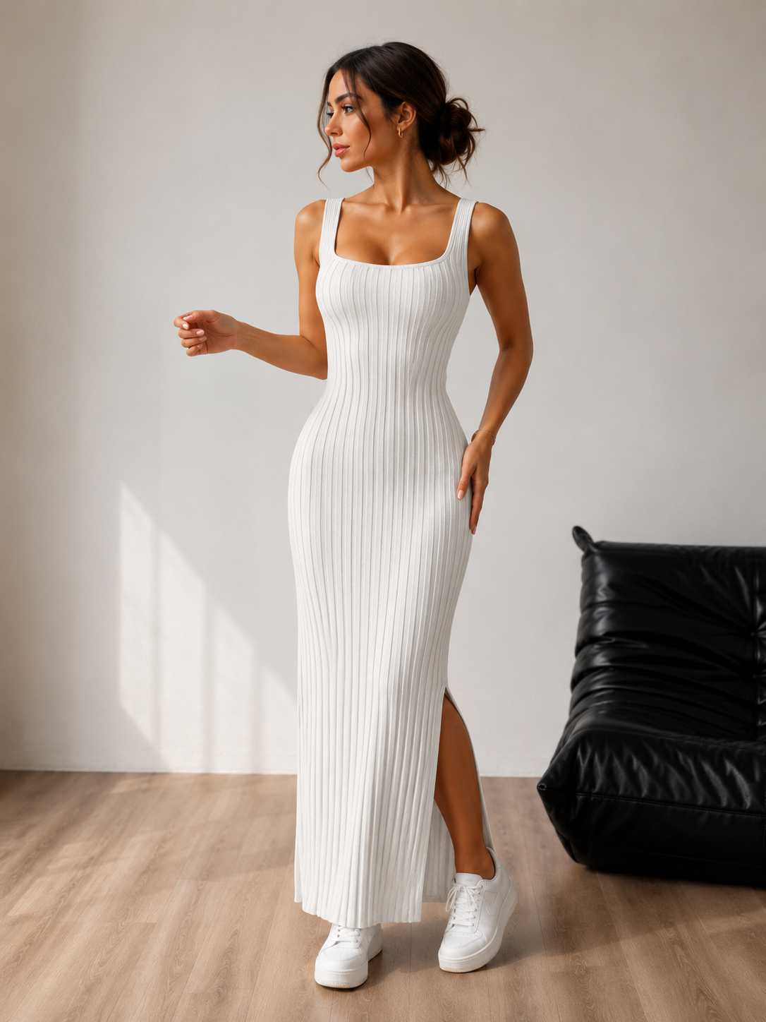 Siena | Vestido Maxi de Punto para Mujer